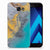 Samsung Galaxy A5 2017 TPU Siliconen Hoesje Marble Blue Gold