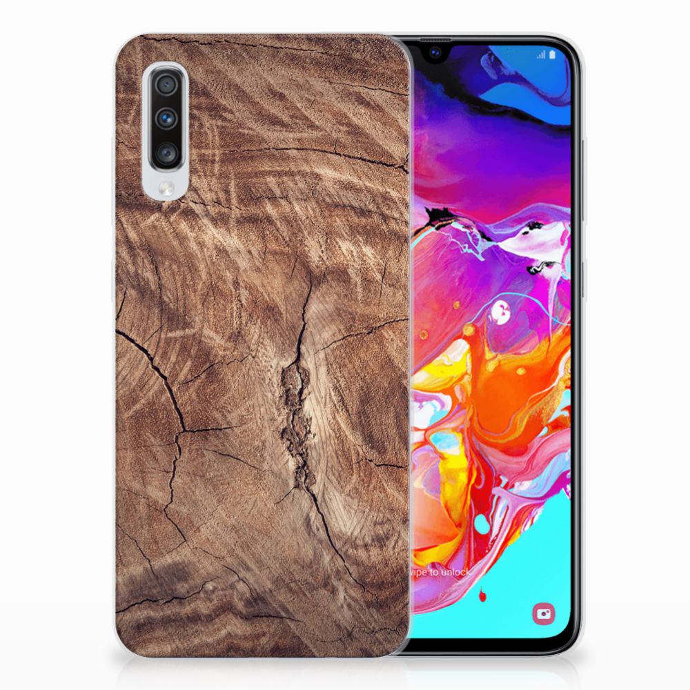 Samsung Galaxy A70 Bumper Hoesje Tree Trunk
