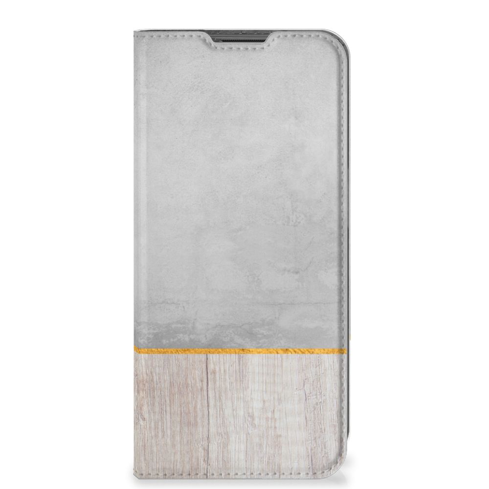 Nokia G11 | G21 Book Wallet Case Wood Concrete - B2C Telecom