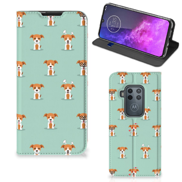 Motorola One Zoom Hoesje maken Pups - B2C Telecom