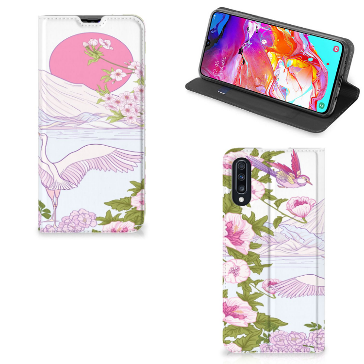Samsung Galaxy A70 Hoesje maken Bird Standing