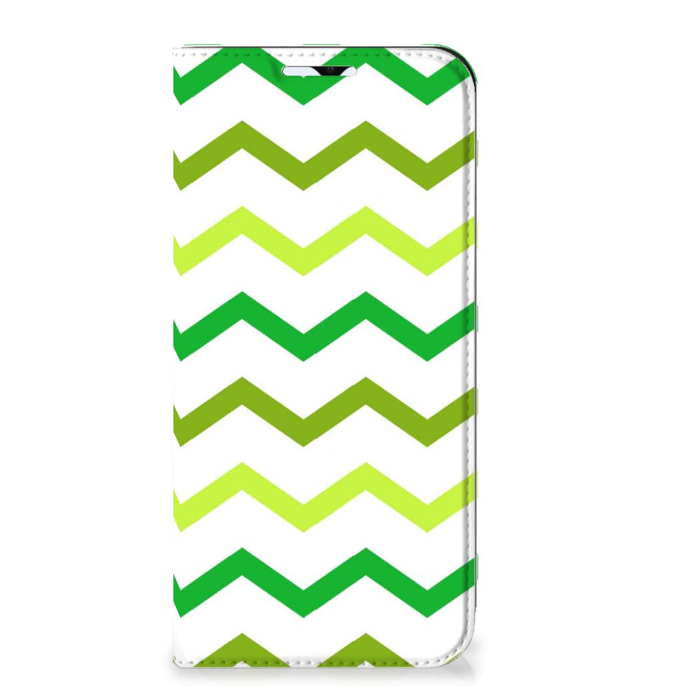 Samsung Galaxy A23 Hoesje met Magneet Zigzag Groen - B2C Telecom