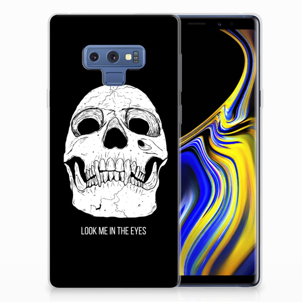 Silicone Back Case Samsung Galaxy Note 9 Skull Eyes