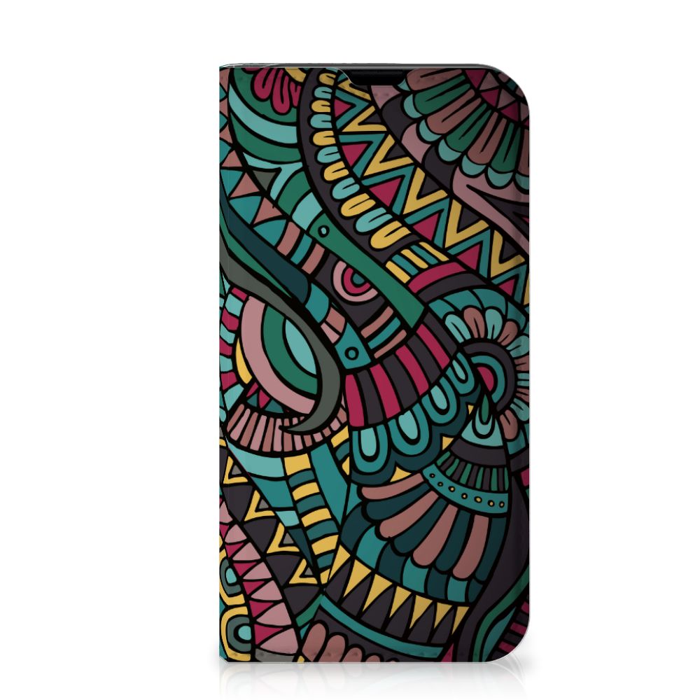 iPhone 13 Mini Hoesje met Magneet Aztec - B2C Telecom
