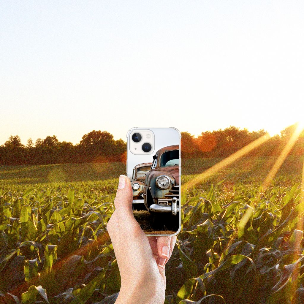 iPhone 13 mini Anti-shock Hoesje met foto Vintage Auto - B2C Telecom