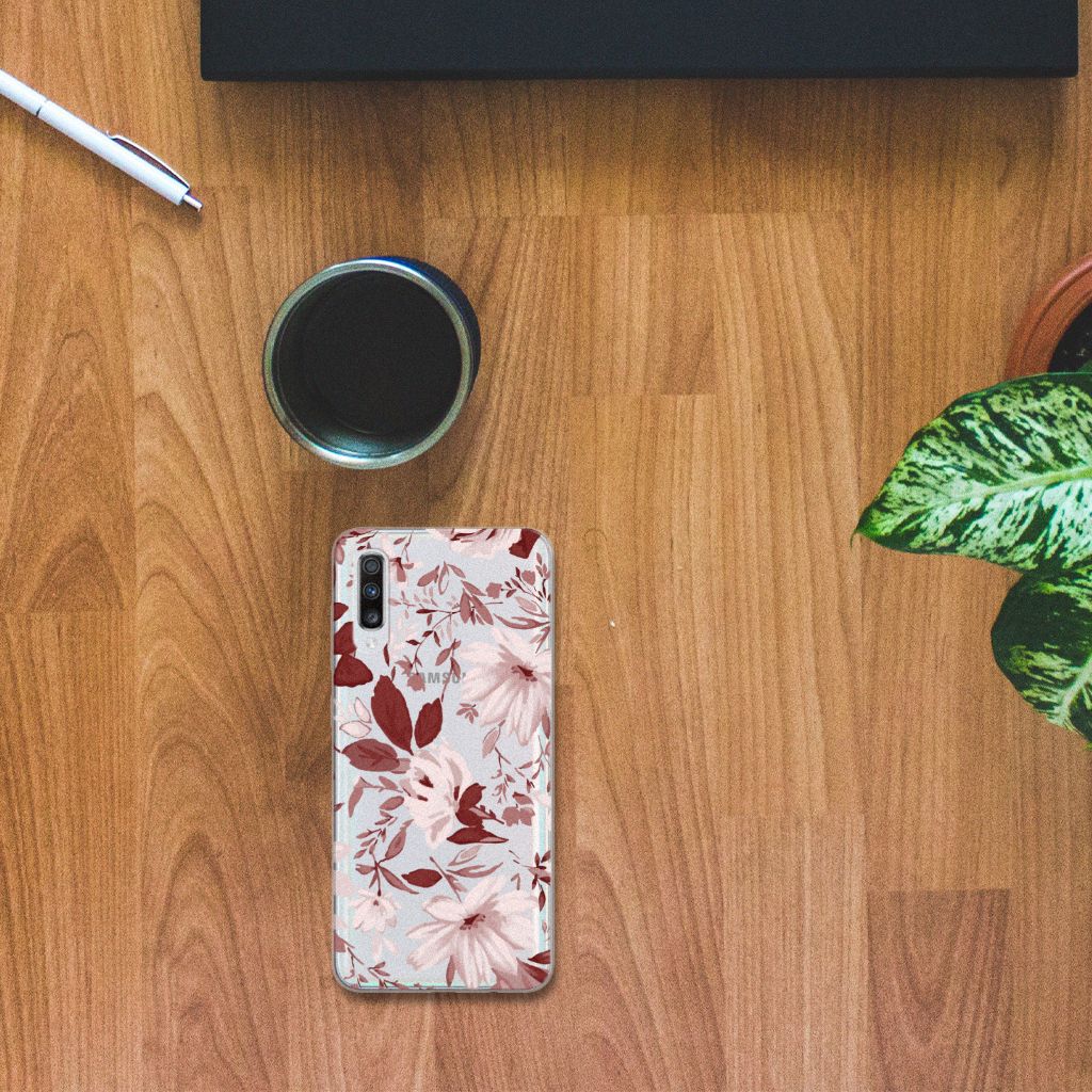 Hoesje maken Samsung Galaxy A70 Watercolor Flowers