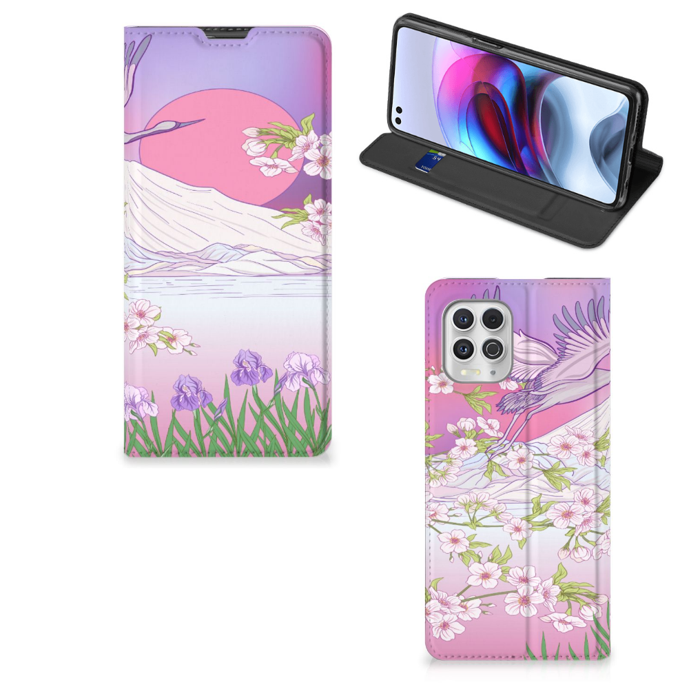 Motorola Moto G100 Hoesje maken Bird Flying - B2C Telecom