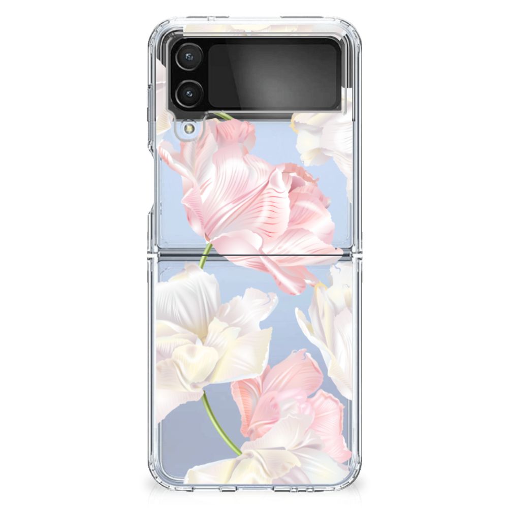 Samsung Galaxy Z Flip 4 TPU Case Lovely Flowers