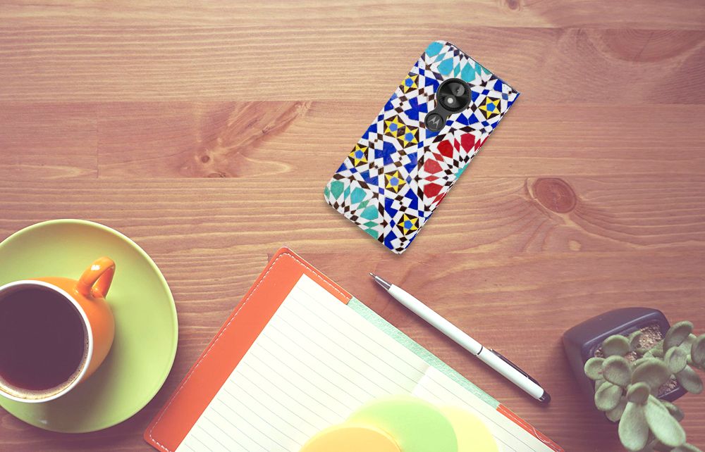 Motorola Moto E5 Play Standcase Mozaïek