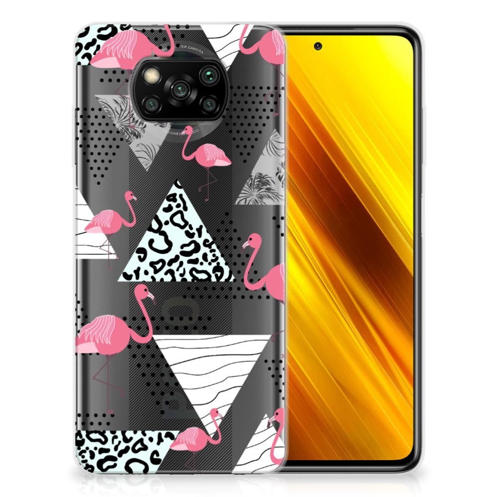 Xiaomi Poco X3 | Poco X3 Pro TPU Hoesje Flamingo Triangle B2C Telecom