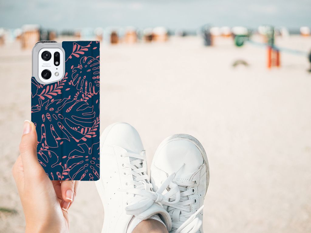 OPPO Find X5 Pro Smart Cover Palm Leaves - B2C Telecom