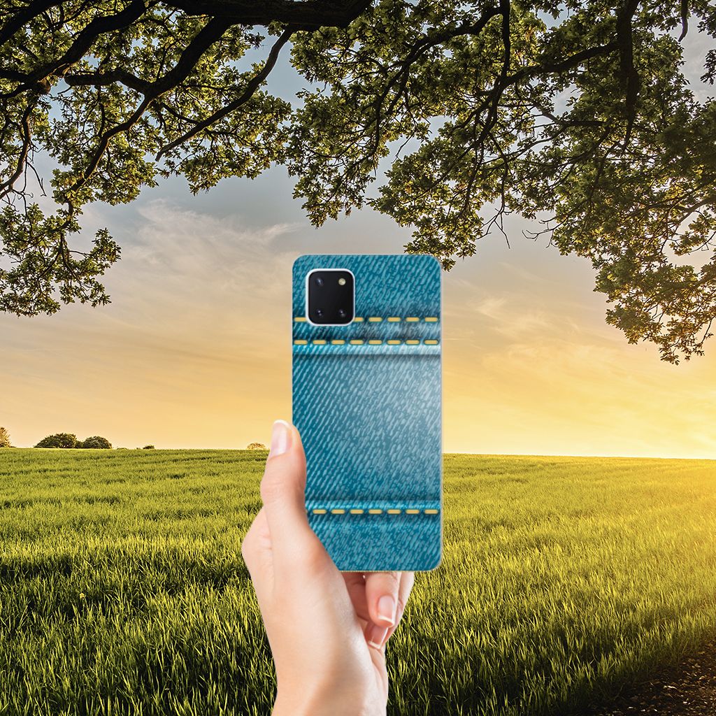 Samsung Galaxy Note 10 Lite Silicone Back Cover Jeans B2C Telecom