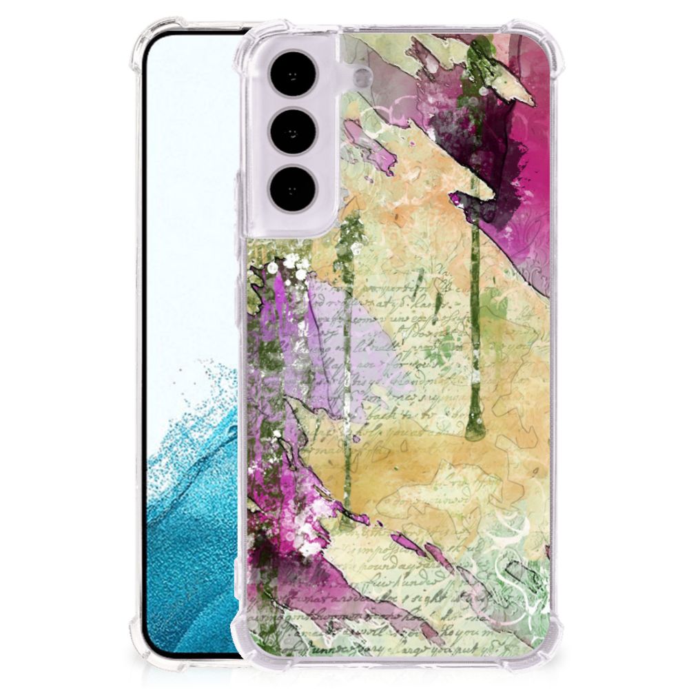 Back Cover Samsung Galaxy S22 Letter Painting