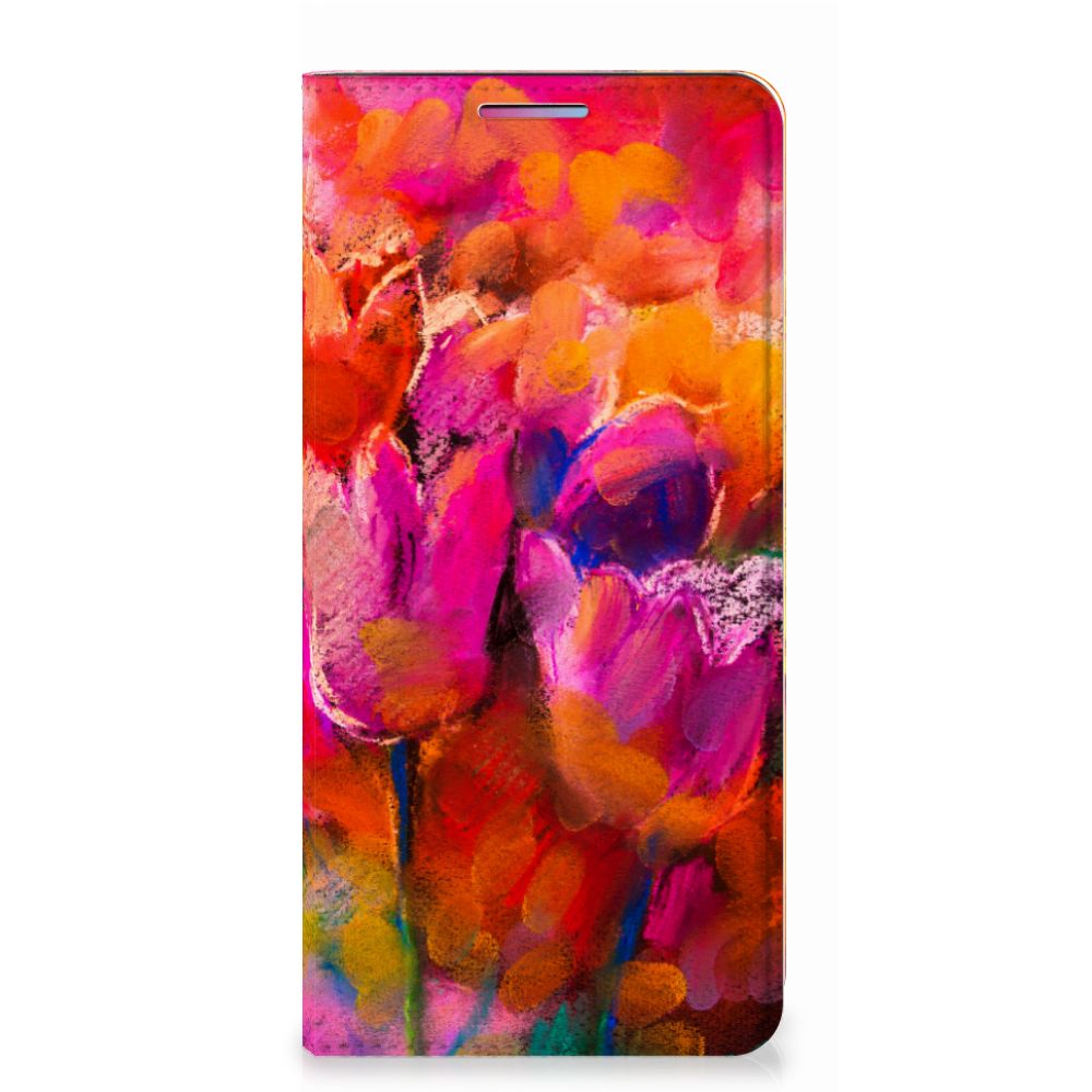 Bookcase Motorola Moto G60s Tulips - B2C Telecom