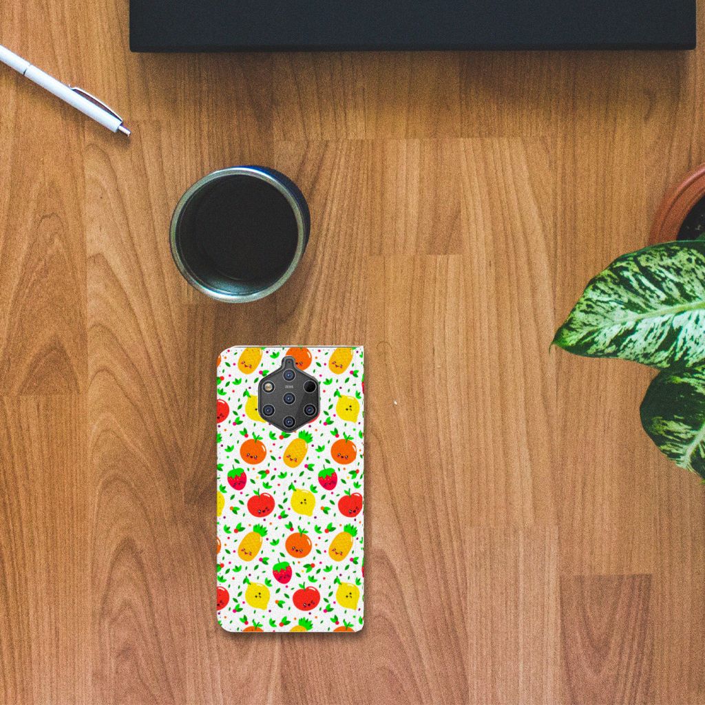 Nokia 9 PureView Flip Style Cover Fruits