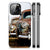 iPhone 14 Pro Max Silicone Back Case Vintage Auto