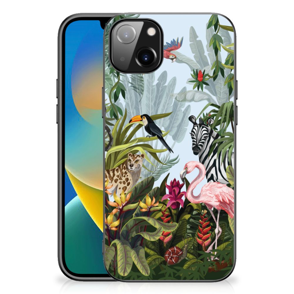 Dierenprint Telefoonhoesje voor iPhone 14 Plus Jungle