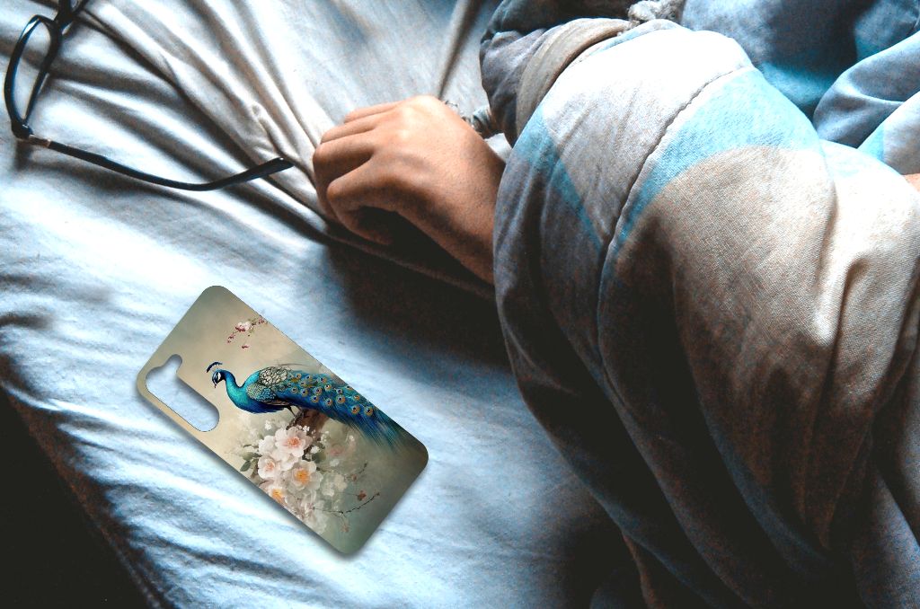 Case Anti-shock voor Samsung Galaxy S23 Plus Vintage Pauwen B2C Telecom