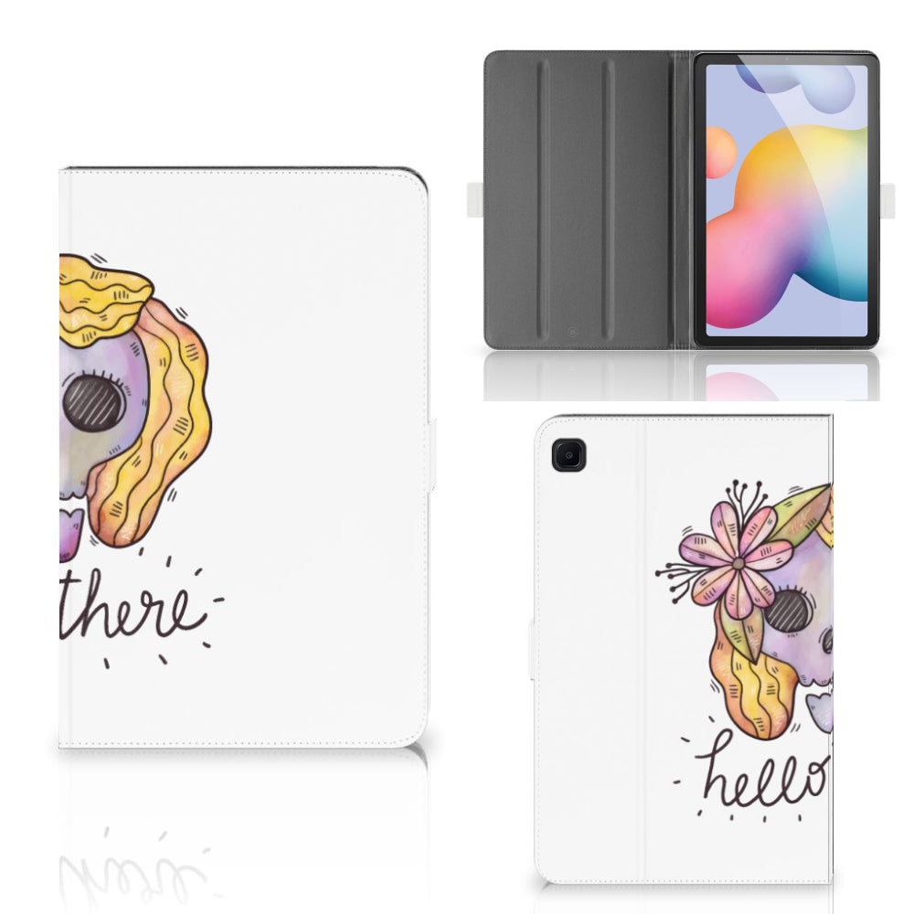 Tablettasje Samsung Galaxy Tab S6 Lite | S6 Lite (2022) Boho Skull