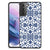 Samsung Galaxy S21 Plus Bloemen Hoesje Flower Blue