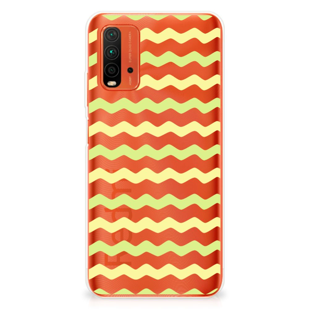 Xiaomi Poco M3 TPU bumper Waves Yellow