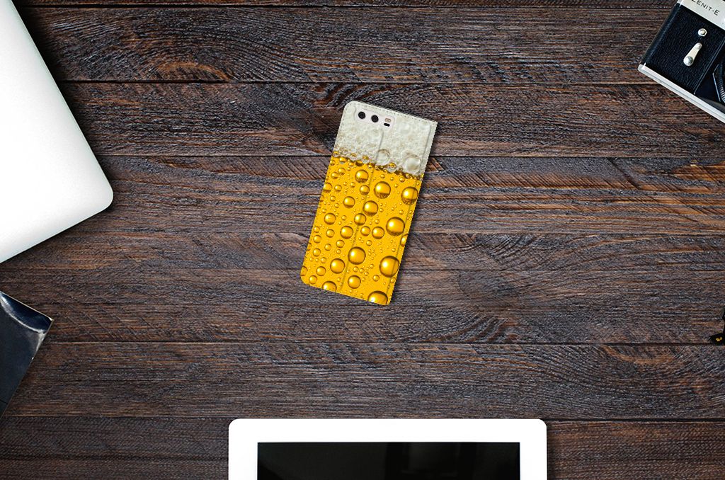 Huawei P10 Plus Flip Style Cover Bier