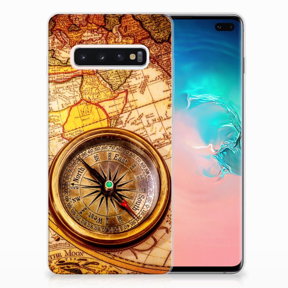 Samsung Galaxy S10 Plus Siliconen Back Cover Kompas