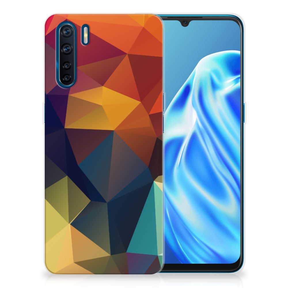 OPPO A91 TPU Hoesje Polygon Color B2C Telecom
