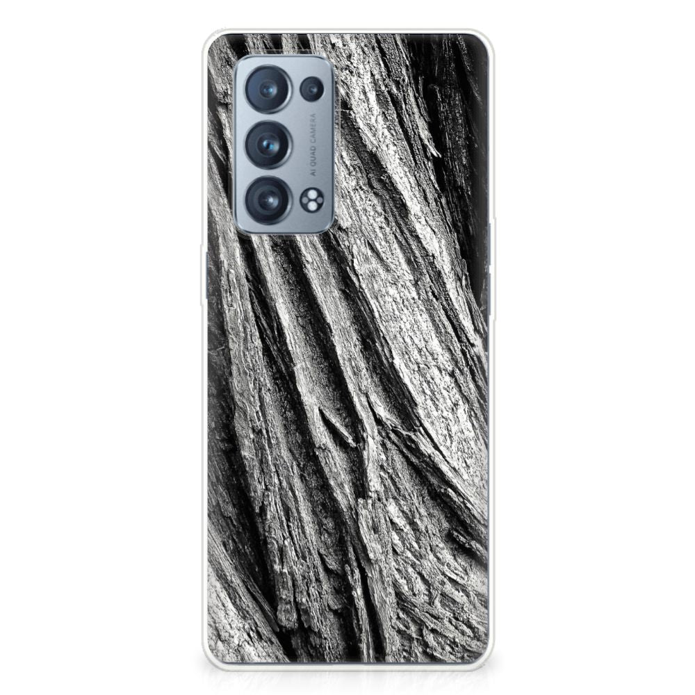 Bumper Hoesje OPPO Reno 6 Pro Plus 5G Boomschors Grijs