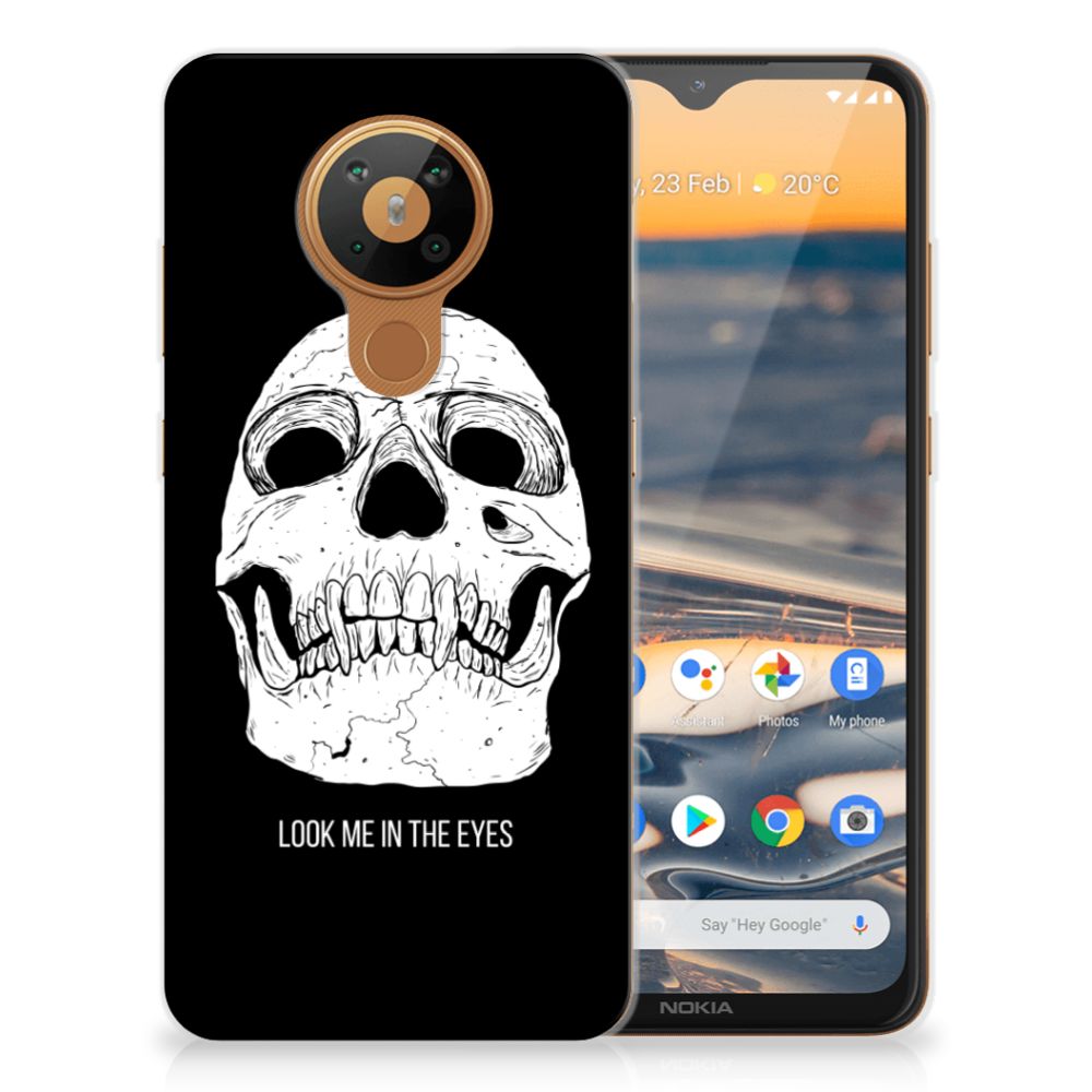 Silicone Back Case Nokia 5.3 Skull Eyes B2C Telecom