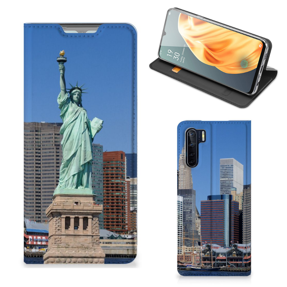 OPPO Reno3 | A91 Book Cover Vrijheidsbeeld - B2C Telecom