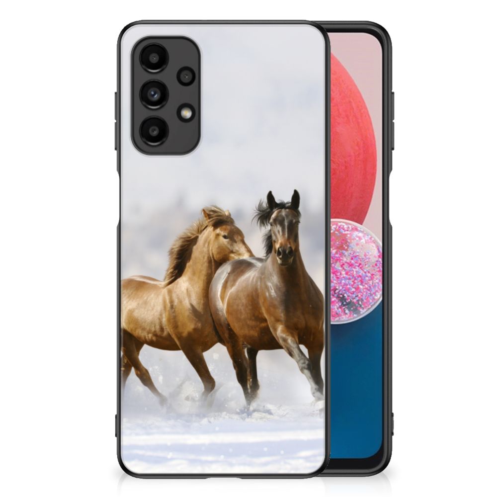Samsung Galaxy A13 4G Dierenprint Telefoonhoesje Paarden B2C Telecom