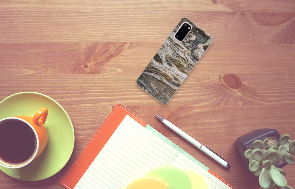 Samsung Galaxy S20 TPU Siliconen Hoesje Steen