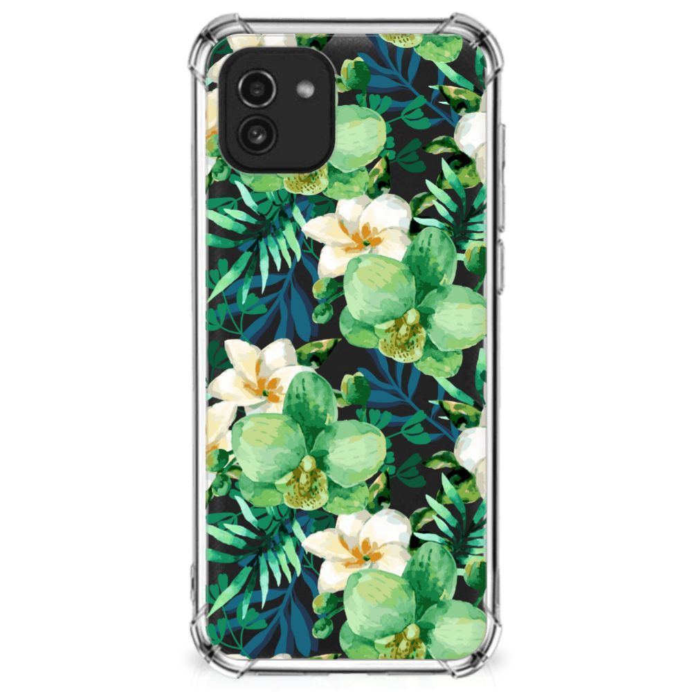 Samsung Galaxy A03 Case Orchidee Groen B2C Telecom