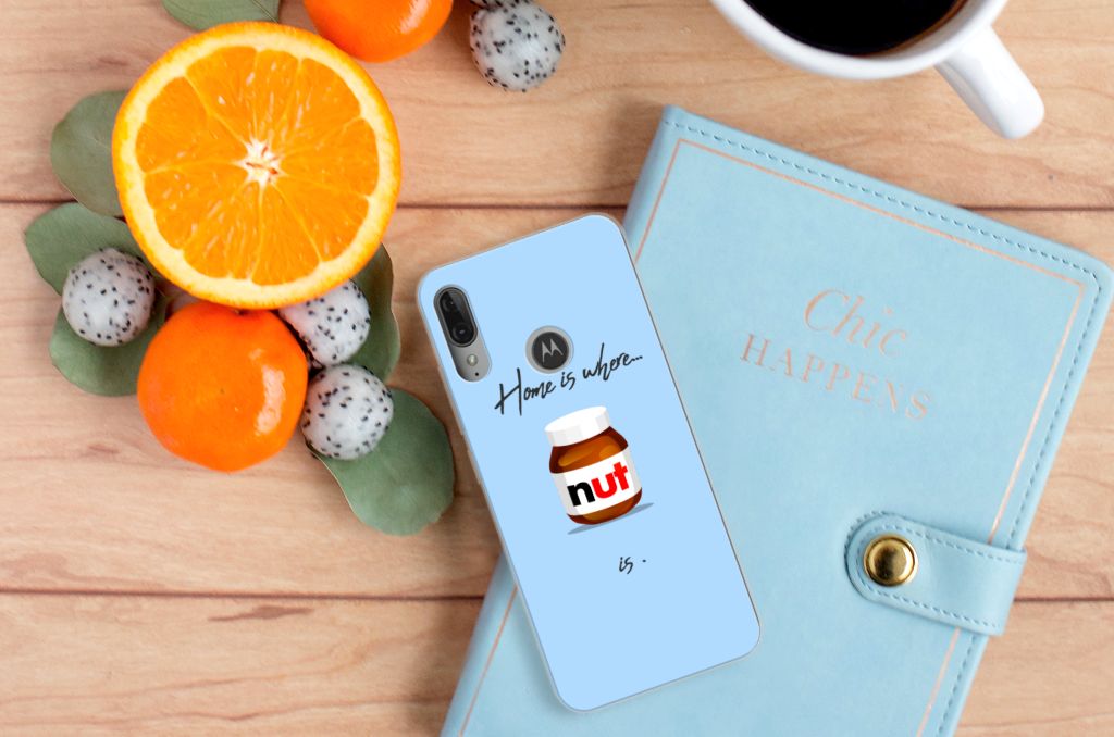 Motorola Moto E6 Plus Siliconen Case Nut Home