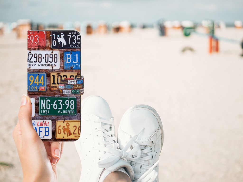 OPPO A74 4G Telefoonhoesje met foto Kentekenplaten