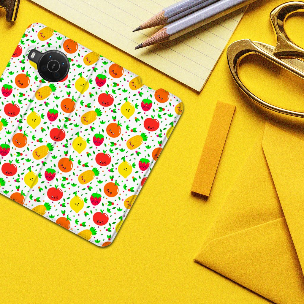Nokia X20 | X10 Flip Style Cover Fruits - B2C Telecom