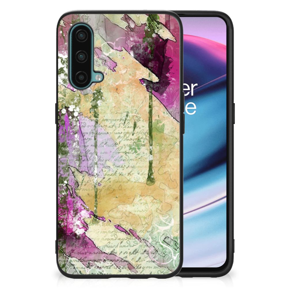 Kleurrijke Telefoonhoesje OnePlus Nord CE 5G Letter Painting