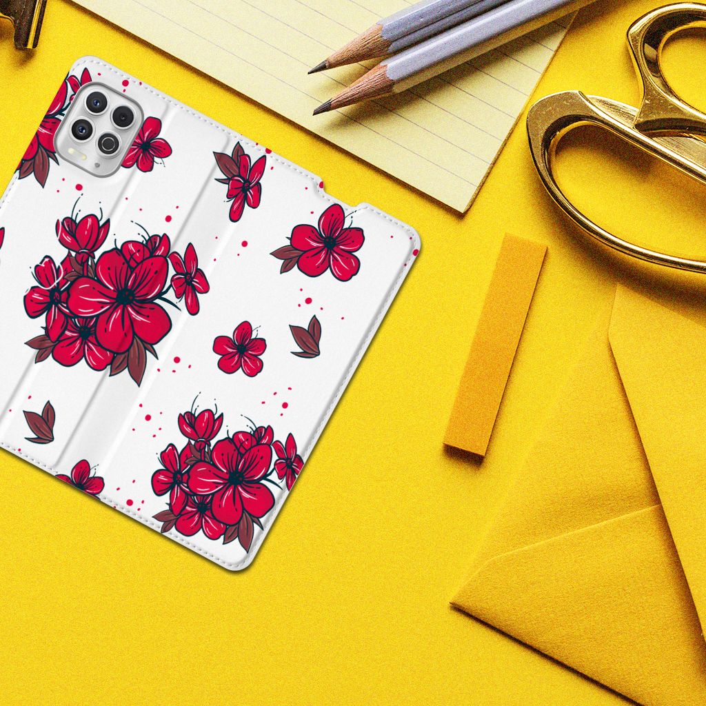 Motorola Moto G100 Smart Cover Blossom Red - B2C Telecom