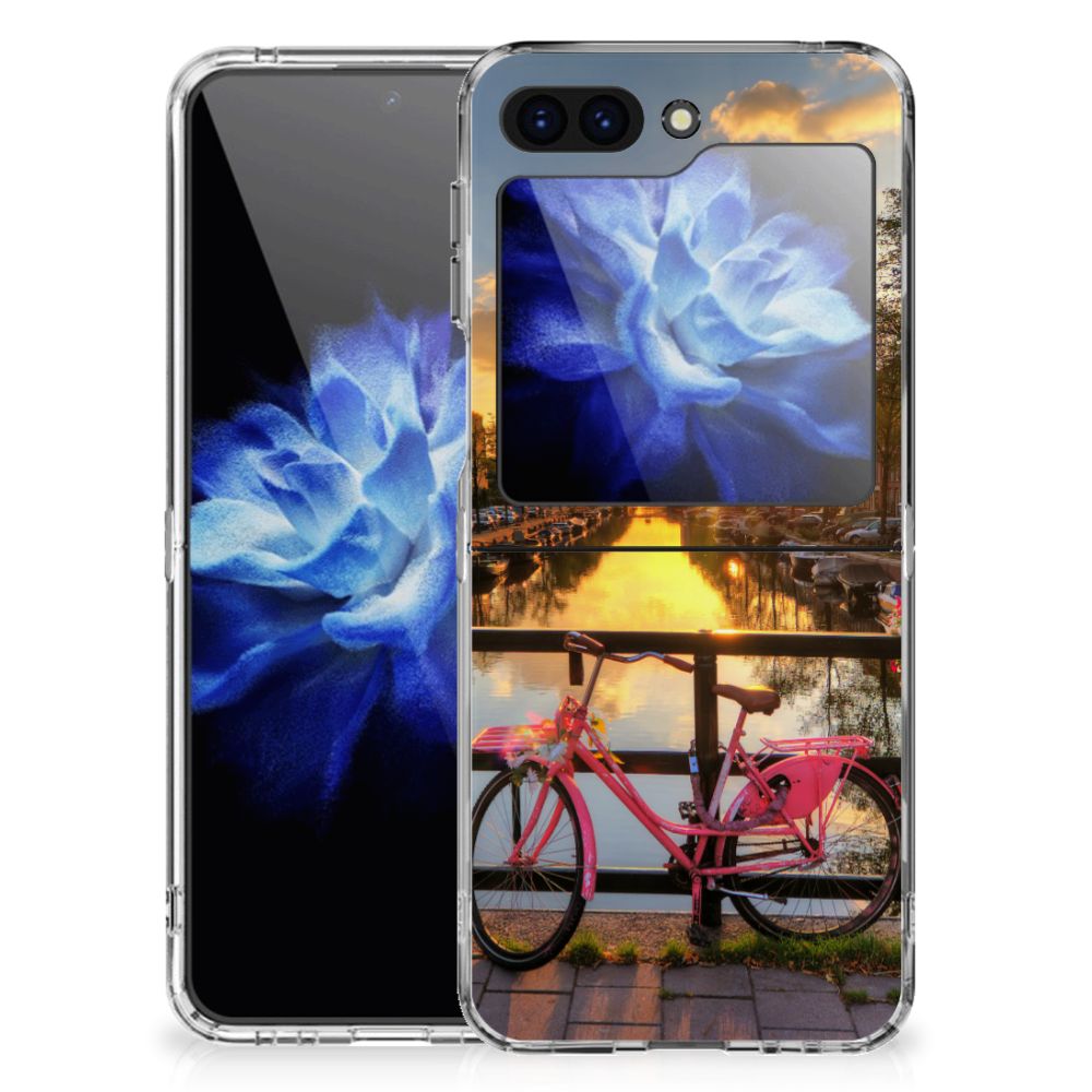 Samsung Galaxy Z Flip 5 Siliconen Back Cover Amsterdamse Grachten