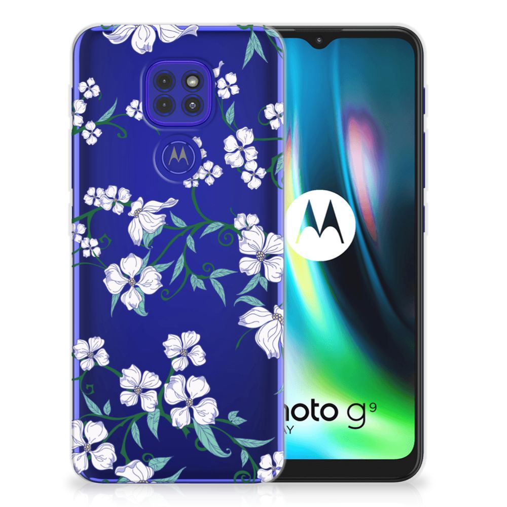 Motorola Moto G9 Play | E7 Plus Uniek TPU Case Blossom White