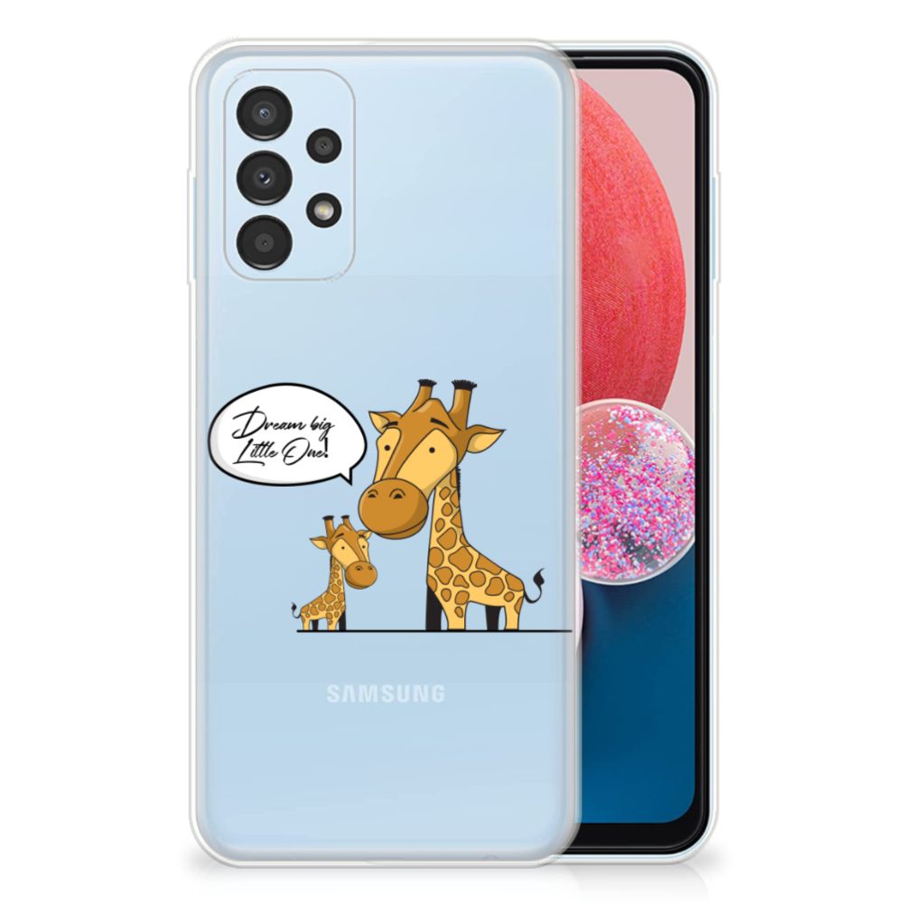 Samsung Galaxy A13 4G Telefoonhoesje met Naam Giraffe