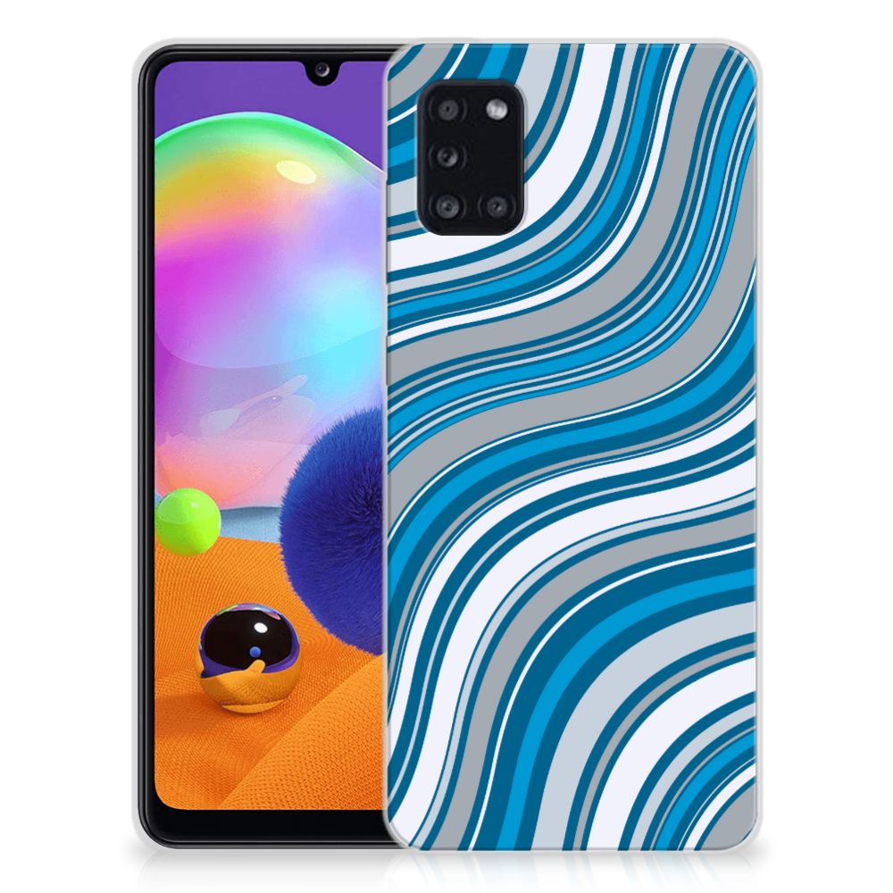 Samsung Galaxy A31 TPU bumper Waves Blue B2C Telecom