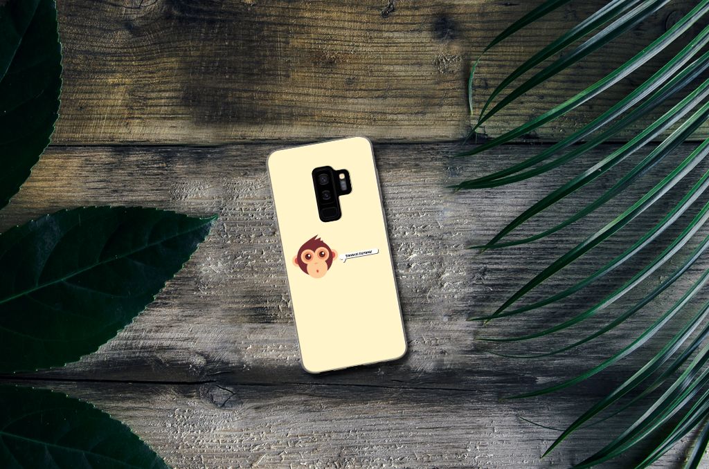 Samsung Galaxy S9 Plus Telefoonhoesje met Naam Monkey
