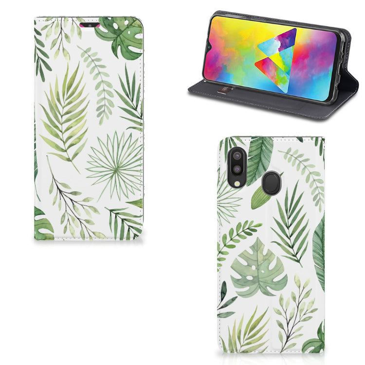 Samsung Galaxy M20 Smart Cover Leaves