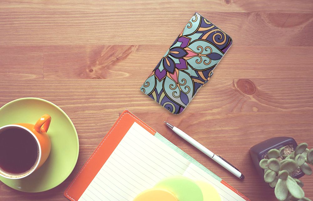 Samsung Galaxy A31 Hoesje Purple Flower