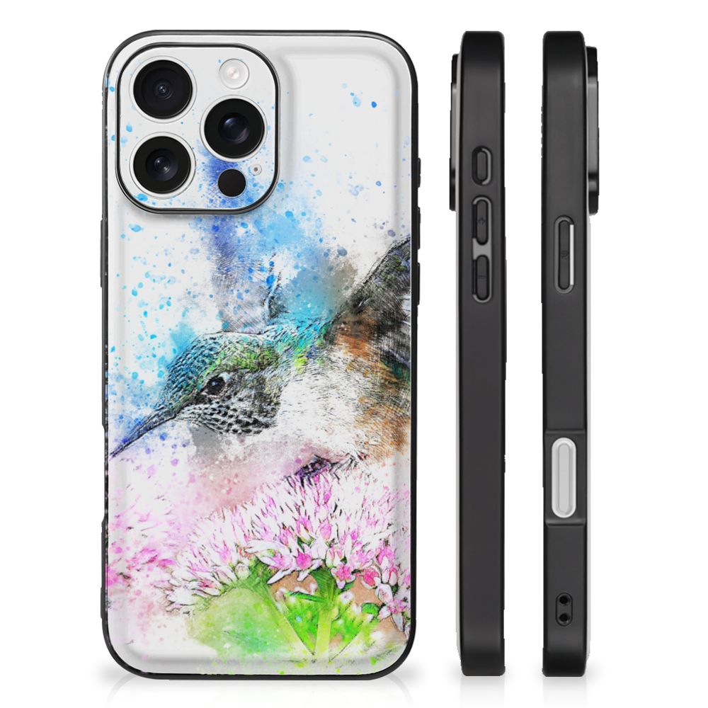 Kleurrijke Telefoonhoesje iPhone 16 Pro Vogel