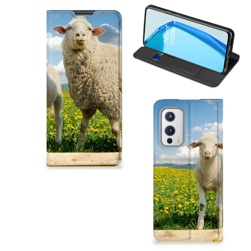 OnePlus 9 Hoesje maken Schaap en Lammetje