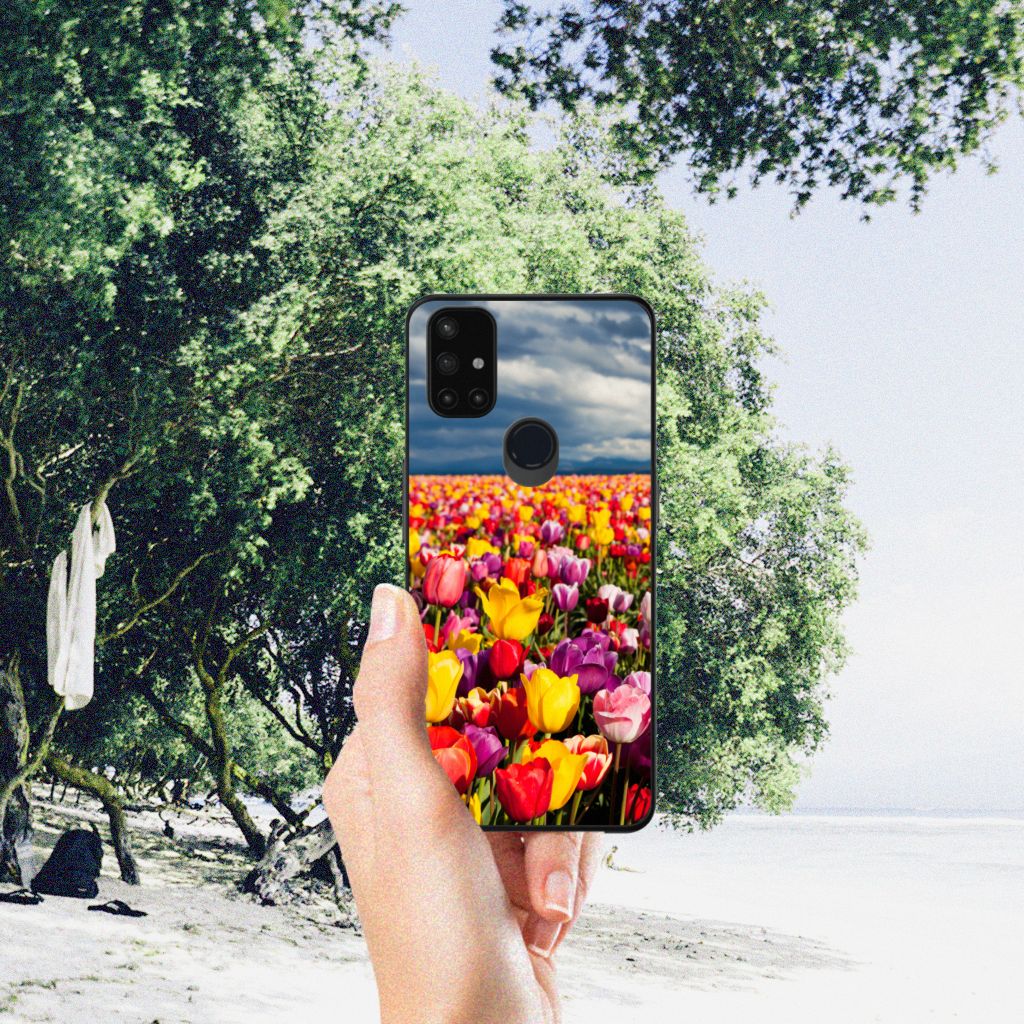 OnePlus Nord N10 5G Bloemen Hoesje Tulpen B2C Telecom