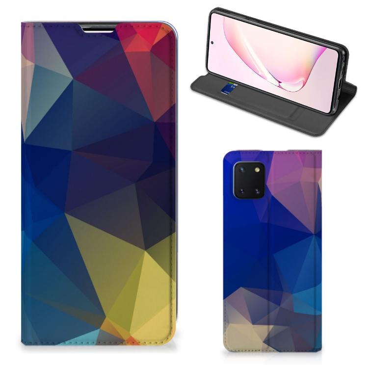Samsung Galaxy Note 10 Lite Stand Case Polygon Dark - B2C Telecom